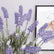 18.1In Realastic Lavender Flowers Lavender Bouquet with Flocked Stems forIndoor Outdoor-Set of 6