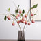 30" Artificial 5-Head Fig Stems with Leaves and Fruits - Set of 3