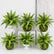 Artificial Greenery Bushes 21 Leaves Plants Ferns - Set of 6