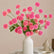 21” Faux 5-Head Mini Pompon Chrysanthemum - Set of 6
