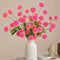 21” Faux 5-Head Mini Pompon Chrysanthemum - Set of 6