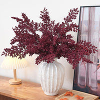 30" Artificial Cedar Branches Faux Lover Grass Spray - Set of 6 #color_red