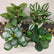 7In Realistic Artificial Green Plants Potted Plants for Indoor Home Decoration-Set of 4