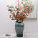 32” Faux Christmas Red Berry Branches with Green Leaves - Set of 3