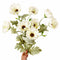 26In Realastic Touch Poppy Flowers Long Stem Faux Poppies with Soft EVA Petals- Set of 4