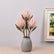 23In Artificial King Protea Flowers Faux Silk Flowers with Realistic Texture-Set of 3