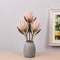 23In Artificial King Protea Flowers Faux Silk Flowers with Realistic Texture-Set of 3