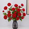 30" Realistic Touch 3-Head Artificial Peony Bouquets - Set of 6