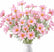 24“ Faux Cosmos Flowers Silk Flower Stems - Set of 6