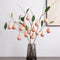 30" Artificial 5-Head Fig Stems with Leaves and Fruits - Set of 3