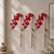 42In Artificial Phalaenopsis Orchid Flowers Long Realistic Latex-Set of 3