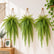 29" Artificial Hanging Boston Fern Stems Faux Persian Fern - Set of 3
