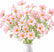 24“ Faux Cosmos Flowers Silk Flower Stems - Set of 6