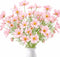 24“ Faux Cosmos Flowers Silk Flower Stems - Set of 6
