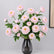 30" Realistic Touch 3-Head Artificial Peony Bouquets - Set of 6