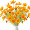 24“ Faux Cosmos Flowers Silk Flower Stems - Set of 6
