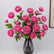 30" Realistic Touch 3-Head Artificial Peony Bouquets - Set of 6
