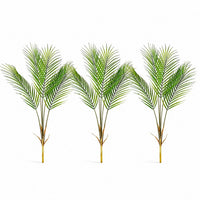Realistic Artificial Areca Palm Leaves for Vase Indoor Decoration-Set of 3