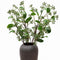 32” Faux Christmas Red Berry Branches with Green Leaves - Set of 3