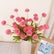 21” Faux 5-Head Mini Pompon Chrysanthemum - Set of 6