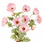 26In Realastic Touch Poppy Flowers Long Stem Faux Poppies with Soft EVA Petals- Set of 4