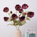 26In Realastic Touch Poppy Flowers Long Stem Faux Poppies with Soft EVA Petals- Set of 4