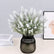 18.1In Realastic Lavender Flowers Lavender Bouquet with Flocked Stems forIndoor Outdoor-Set of 6
