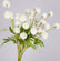 21” Faux 5-Head Mini Pompon Chrysanthemum - Set of 6
