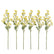 Realistic Artificial Daisy Flowers with Stems for Indoor Outdoor-Set of 6