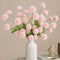 21” Faux 5-Head Mini Pompon Chrysanthemum - Set of 6