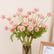 21” Faux 5-Head Mini Pompon Chrysanthemum - Set of 6