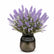 18.1In Realastic Lavender Flowers Lavender Bouquet with Flocked Stems forIndoor Outdoor-Set of 6