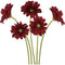 25" Realistic Touch Gerbera Daisy Flowers Decor - Set of 5