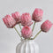Realistic Artificial Thistle Flower Stems-Set of 6