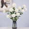 32“ Faux 6-Head Pompon Chrysanthemum Flowers - Set of 3
