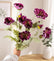 26In Realastic Touch Poppy Flowers Long Stem Faux Poppies with Soft EVA Petals- Set of 4