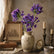 30” Artificial Agapanthus Flowers Lily of the Nile - Set of 3