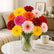 25" Realistic Touch Gerbera Daisy Flowers Decor - Set of 5