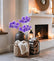42In Artificial Phalaenopsis Orchid Flowers Long Realistic Latex-Set of 3