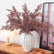 30" Artificial Seeded Cedar Branches Faux Lover Grass Stems - Set of 6