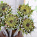 23.6In Artificial Silk Sunflower Stems with Realistic Buds for Home and Event Decoration-Set of 4