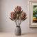 23In Artificial King Protea Flowers Faux Silk Flowers with Realistic Texture-Set of 3