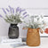 18.1In Realastic Lavender Flowers Lavender Bouquet with Flocked Stems forIndoor Outdoor-Set of 6