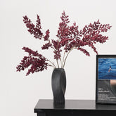 30" Artificial Cedar Branches Faux Lover Grass Spray - Set of 6 #color_red