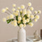 21” Faux 5-Head Mini Pompon Chrysanthemum - Set of 6