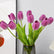 Realastic Touch Artificial Tulip Bouquet with Long Stems-Set of 10