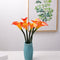 25.5" Artificial Calla Lily Realistic Touch Flowers for Indoor Outdoor - Set of 6