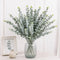 21In Realistic Touch Artificial Eucalyptus Branches for Vase Arrangements Home Decor-Set of 12