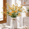 Realistic Artificial Daisy Flowers with Stems for Indoor Outdoor-Set of 6