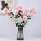 32“ Faux 6-Head Pompon Chrysanthemum Flowers - Set of 3